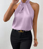 Top Satin Sleeveless with Knot for Women | Perfect for Going Out