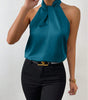 Top Satin Sleeveless with Knot for Women | Perfect for Going Out