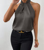 Top Satin Sleeveless with Knot for Women | Perfect for Going Out