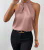 Top Satin Sleeveless with Knot for Women | Perfect for Going Out
