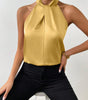 Top Satin Sleeveless with Knot for Women | Perfect for Going Out