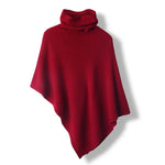 Fine Wool Poncho for Women