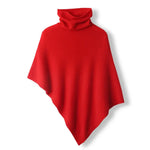 Fine Wool Poncho for Women