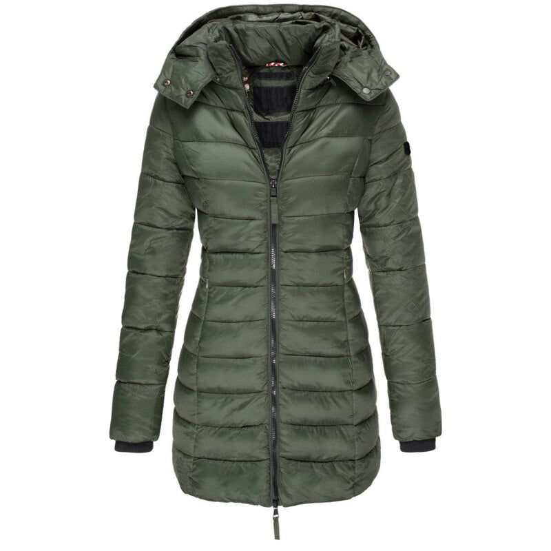 Long Quilted Jacket for Women