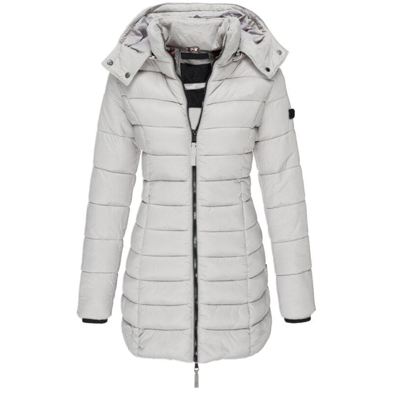 Long Quilted Jacket for Women