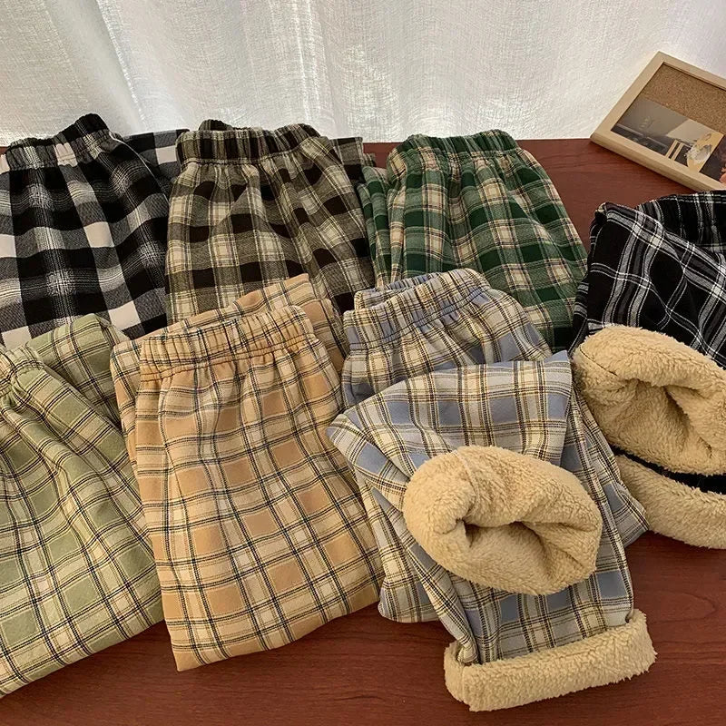 Plaid Trousers for Women