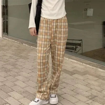 Plaid Trousers for Women