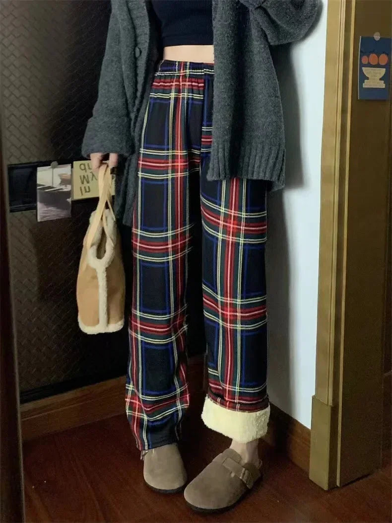 Plaid Trousers for Women