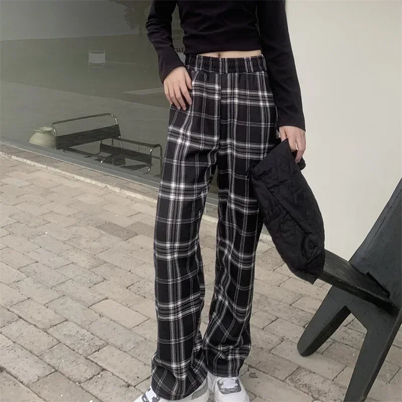 Plaid Trousers for Women
