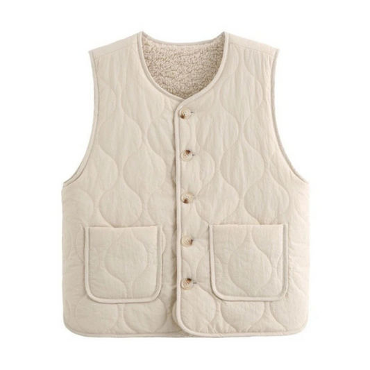 Cotton Padded Vest for Women