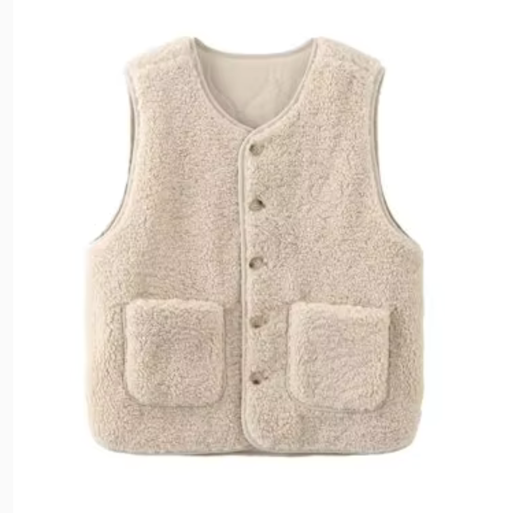 Cotton Padded Vest for Women