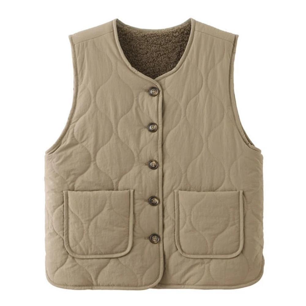 Cotton Padded Vest for Women