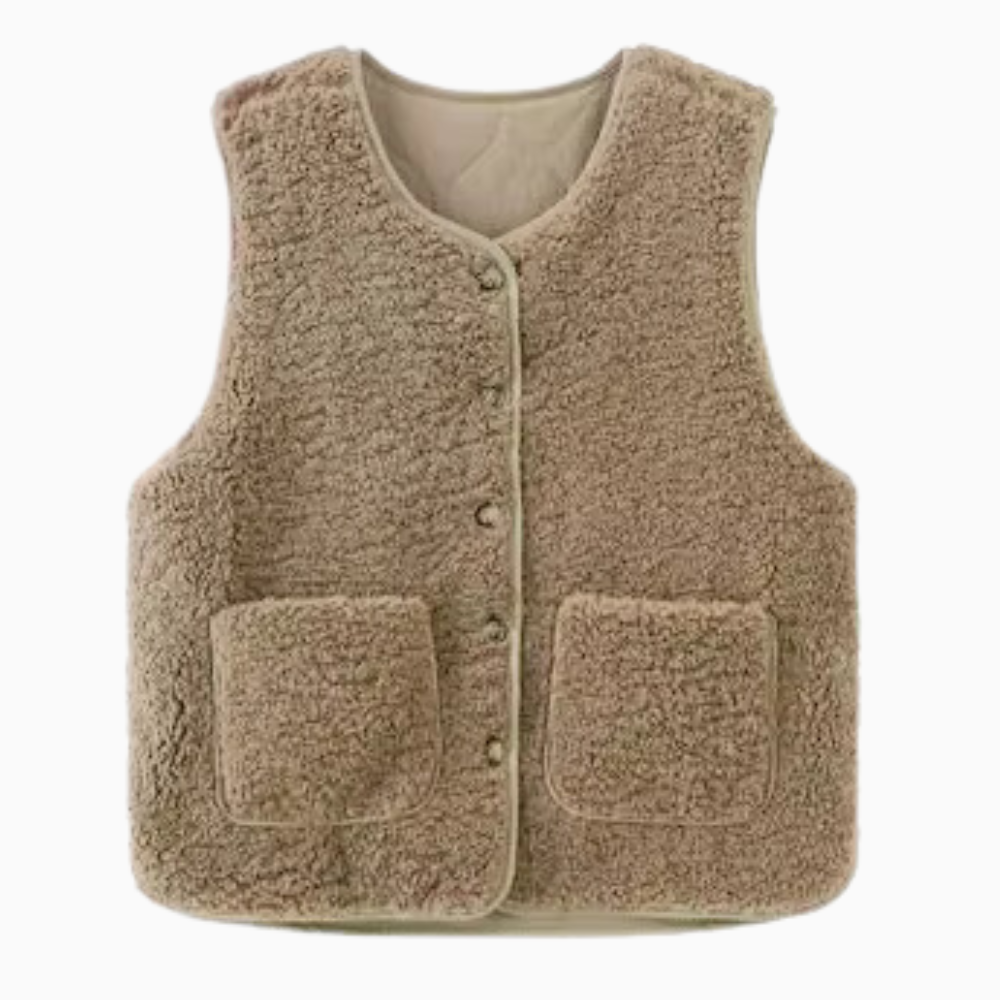 Cotton Padded Vest for Women
