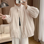 Zip Pleat Coat for Women