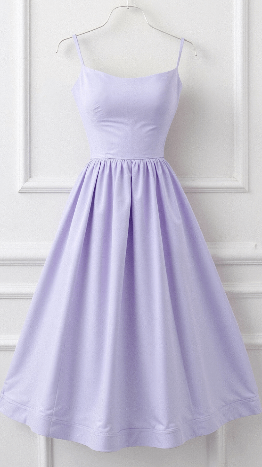 Midi Dress with Ascot Neckline and Flared Cut for Women | Perfect for Summer