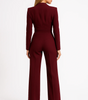Long-sleeve fitted jumpsuit for women