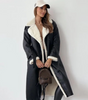 Long Shearling Coat for Women