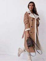 Long Shearling Coat for Women