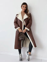 Long Shearling Coat for Women