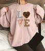 Leopard print sweatshirt for women