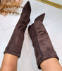 Women's Block Heel Knee-High Suede Boots