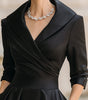 Mid-Length Wrap Dress for Women
