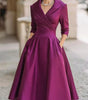 Mid-Length Wrap Dress for Women