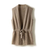 Sleeveless Merino Wool Vest for Women