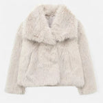 Faux fur coat for women