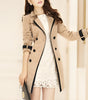 Elegant Double-Breasted Trench Coat for Women