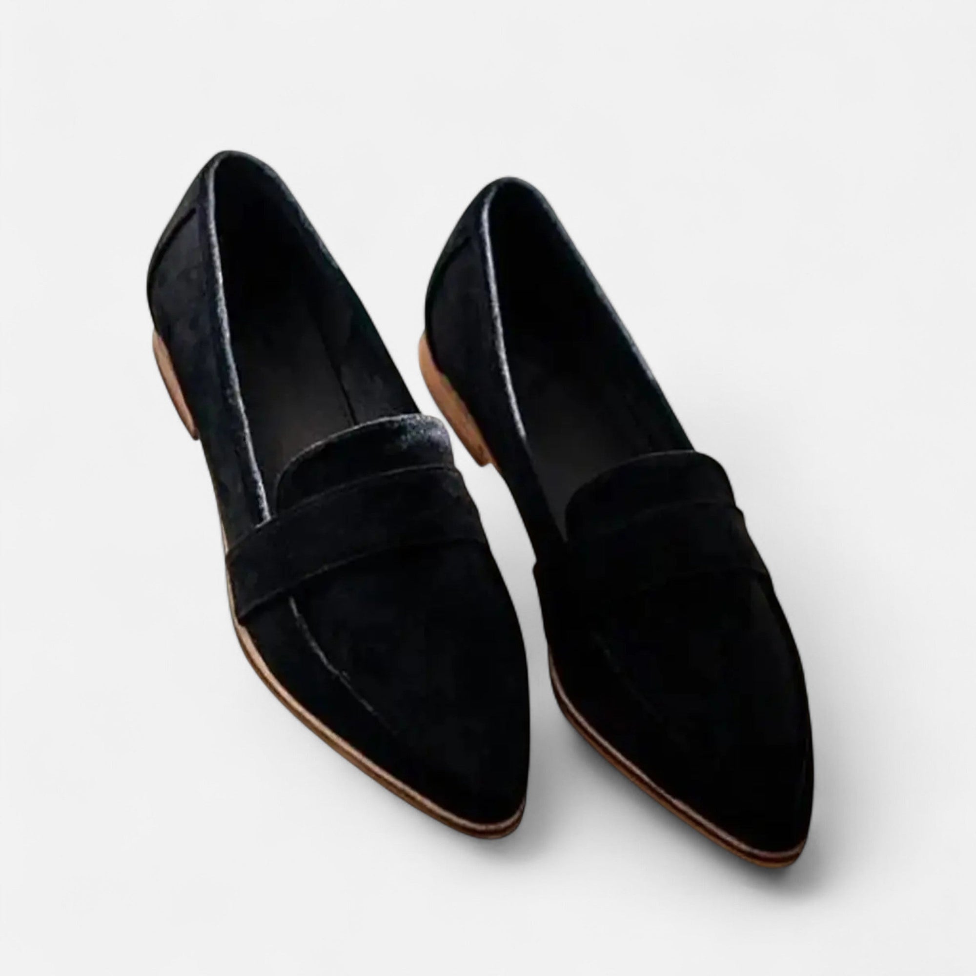 Retro Pointed Loafers for Women