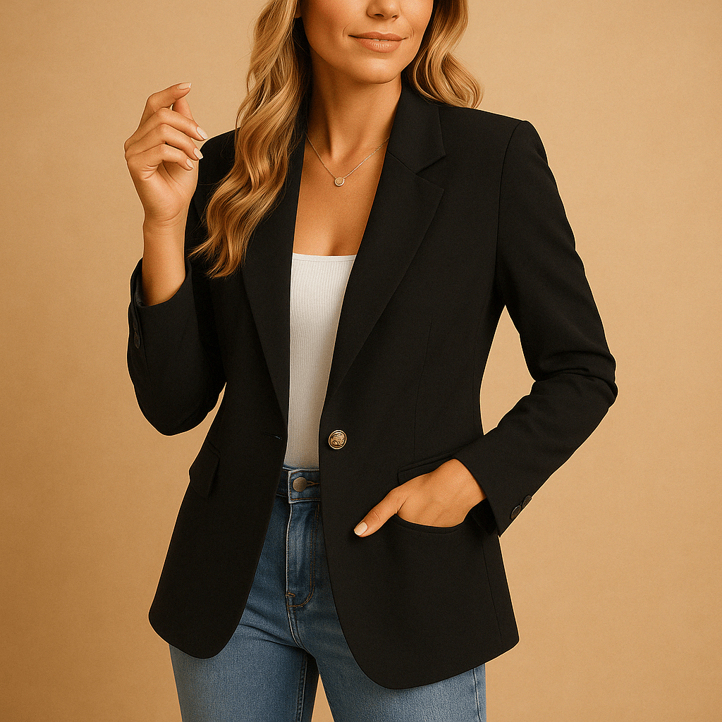 Blazer Classique Ajusté pour Femmes - Emilia Lane