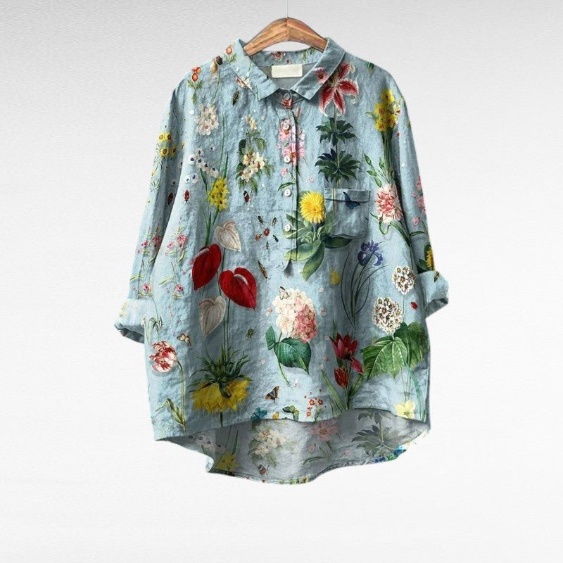 Blouse Longue Imprimée pour Femmes - Emilia Lane