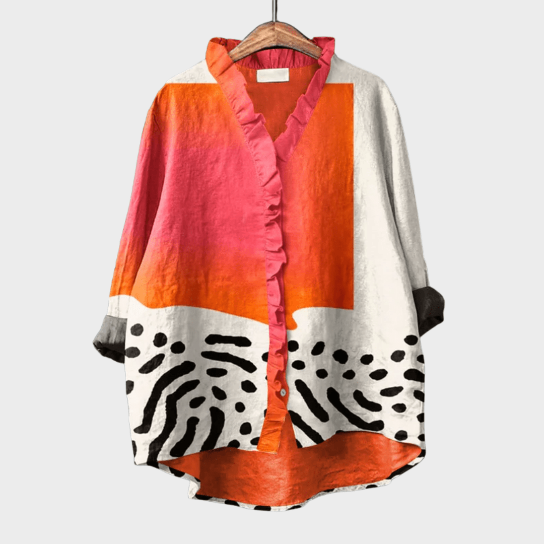 Blouse Motif Artistique pour Femmes - Emilia Lane