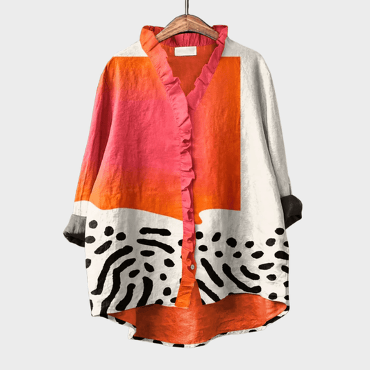 Blouse Motif Artistique pour Femmes - Emilia Lane