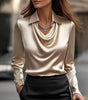 Blouse satinée pour femmes - Emilia Lane