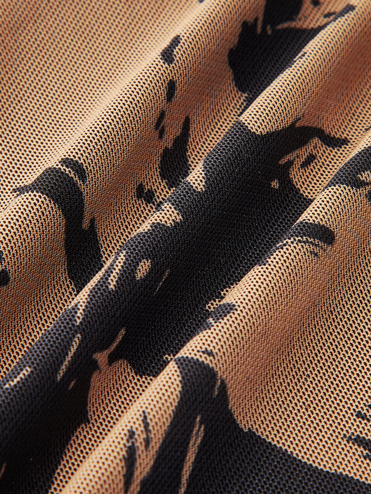 Draped Neck Printed Dress for Women