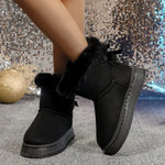 Winter Boots with Synthetic Fur for Women