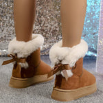 Winter Boots with Synthetic Fur for Women
