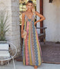 Bohemian Print Long Dress for Women