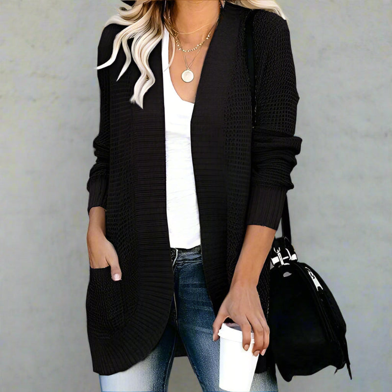 Knitted Long Sleeve Cardigan for Women