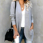 Knitted Long Sleeve Cardigan for Women