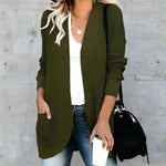 Knitted Long Sleeve Cardigan for Women