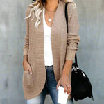 Knitted Long Sleeve Cardigan for Women