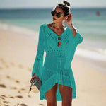 Crochet beach tunic for women
