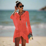Crochet beach tunic for women