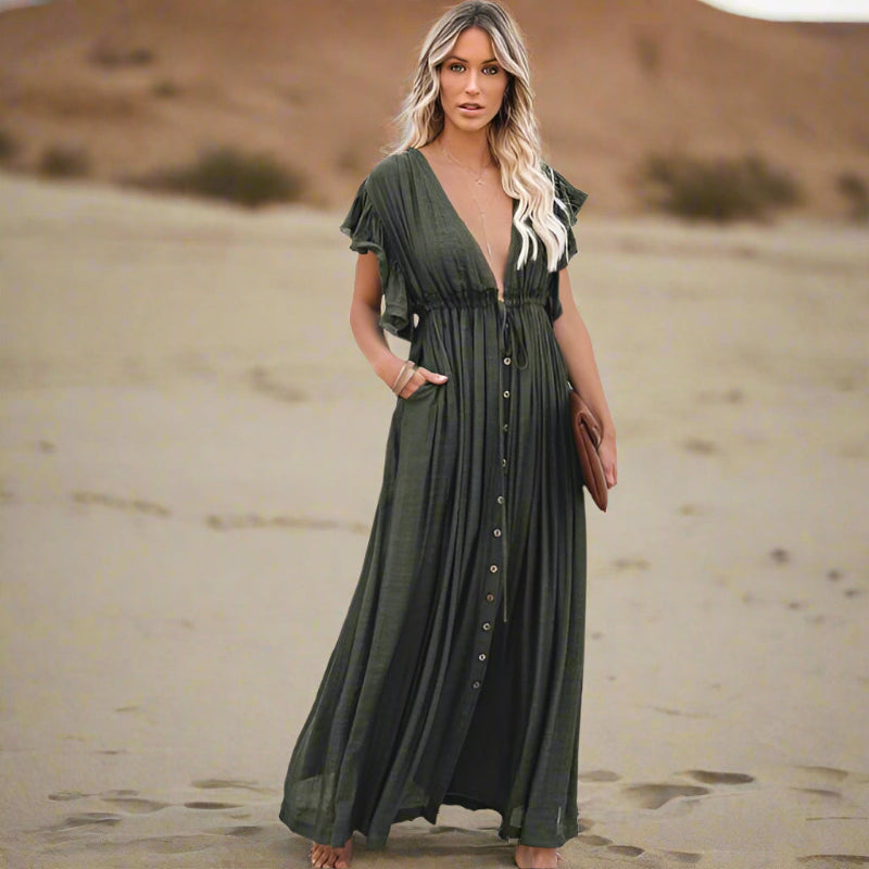 Casual Bohemian Beach Dress for Women