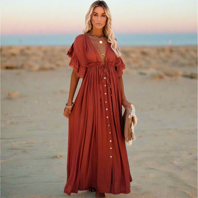 Casual Bohemian Beach Dress for Women