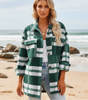 Plaid Flannel Coat for Women