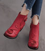 Bottes à Talon Moyen en Cuir avec Motifs Floraux pour Femme - Emilia Lane